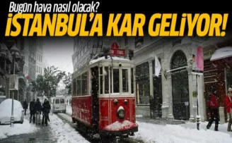 Meteoroloji'den İstanbul için kuvvetli kar ve fırtına uyarısı