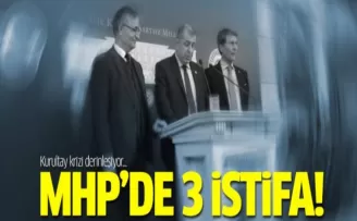 MHP'de 3 istifa ve kurultay çağrısı