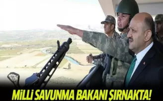 Milli Savunma Bakanı Işık Şırnak'ta