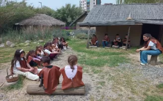 Minikler Taş Devri’ne yolculuk yaptı