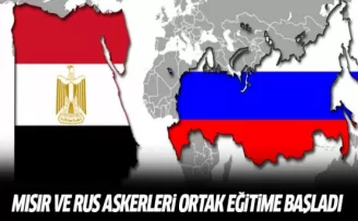 Mısır ve Rus askerleri ortak eğitime başladı