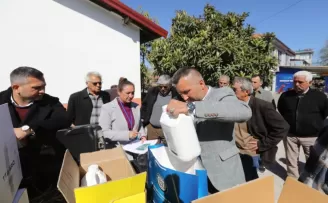 Muğla’da dondan zarar gören üreticilere destek