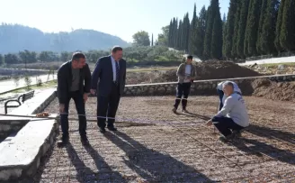 Muğla Milas’ta şehitlik için çalışmalar başladı