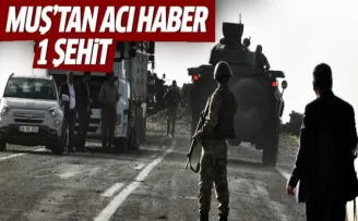 Muş'ta polise hain saldırı! 1 şehit