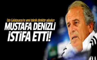 Mustafa Denizli resmen istifa etti!