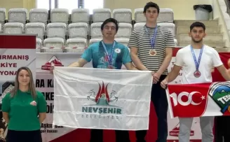 Nevşehirli sporcu Türkiye ikincisi oldu
