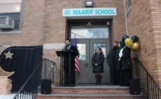 New Jersey’de ilk... Bloomfield’da Ramazan hilali Maarif Okulu’nda aydınlatıldı