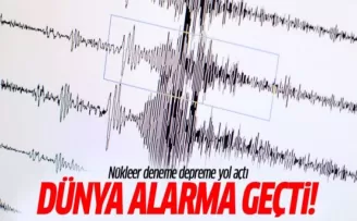 Nükleer deneme depreme yol açtı