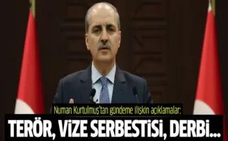 Numan Kurtulmuş'tan gündeme ilişkin açıklamalar - 21.03.2016