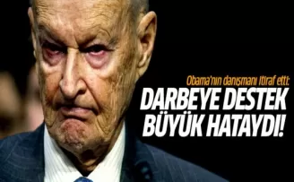 Obama'nın danışmanı itiraf etti: Darbe girişimine destek, büyük hataydı
