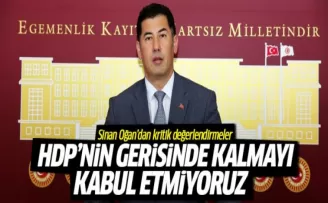 Oğan: HDP'nin gerisinde olmayı kabul etmiyoruz