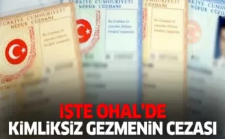 OHAL’de kimliksiz gezmek 219 lira