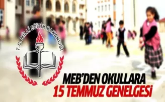 Okullar '15 Temmuz Demokrasi Zaferi ve Şehitleri Anma' etkinliğiyle açılacak