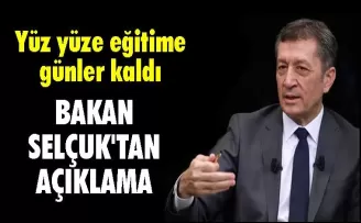 Okullar yüz yüze eğitime hazır mı? Bakan Ziya Selçuk detayları açıkladı