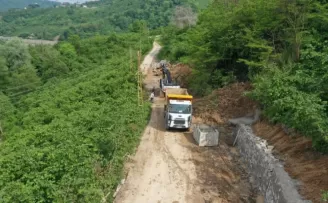 Ordu’da Kovancı’ya taş duvar önlemi