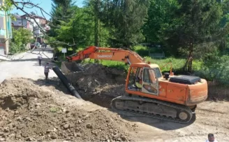 Ordu Korgan’da yağmur suyu hattı çalışması başlattı