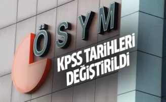 ÖSYM'den flaş karar! KPSS tarihleri değiştirildi
