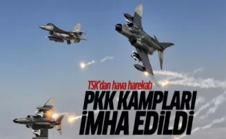 PKK barınakları hava harekatıyla imha edildi