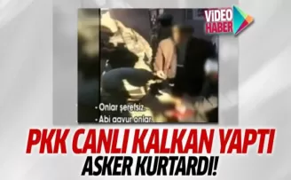 PKK bir aileyi canlı kalkan yaptı!