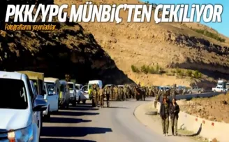 PKK/YPG Münbiç'ten çekiliyor