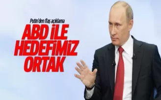 Putin: ABD ile hedefimiz ortak
