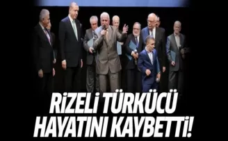 Rizeli ünlü türkücü Ahmet Çakar hayatını kaybetti