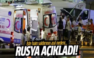 Rusya hain saldırının nedenini açıkladı!