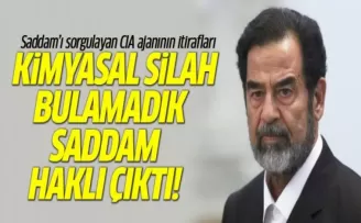 Saddam'ı sorgulayan CIA ajanı: Saddam haklı çıktı