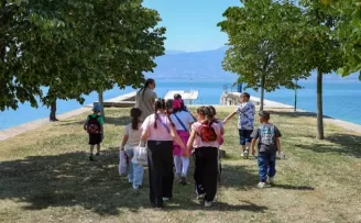 Sakarya’da su müfettişleri Sapanca Gölü ile ilk kez tanıştı