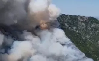 Sakarya Geyve’de orman yangınına yoğun müdahale