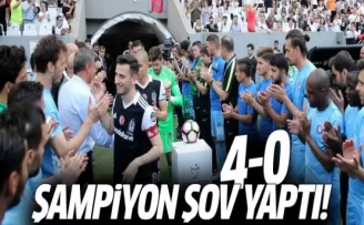 Şampiyon Beşiktaş, Osmanlıspor'u da yendi!