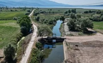 Sapanca Gölü’ne iletim sağlayan su koridoru temizlendi