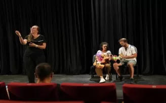 Şehir Tiyatrosu oyuncuları için kukla atölyesi düzenlendi