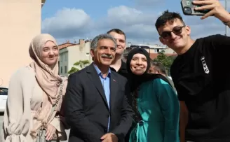 “Sesimi duyan var mı“ projesi katılımcılarından Başkan Deviren’e ziyaret