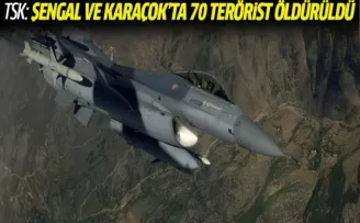 Sincar Dağı ve Karaçok'ta 70 terörist etkisiz hale getirildi