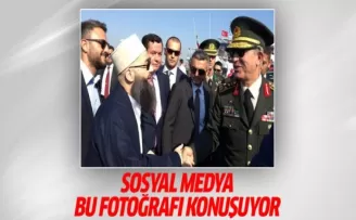 Sosyal medya bu fotoğrafı konuşuyor! Cübbeli Ahmet'ten Hulusi Akar açıklaması