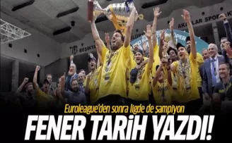 Spor Toto Basketbol Süper Ligi şampiyonu Fenerbahçe