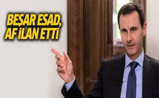 Suriye Devlet Başkanı Beşar Esad, Af İlan Etti