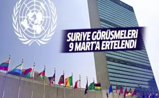 Suriye görüşmeleri 9 Mart'a ertelendi