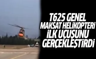 T625 Genel Maksat Helikopteri İlk Uçuşunu Gerçekleştirdi