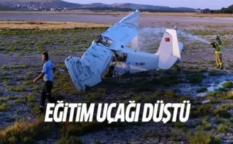 Tekirdağ’da sivil eğitim uçağı düştü: 2 ölü