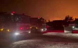 Tekirdağ Şarköy ve Çanakkale Ayvacık’ta yangınlara müdahale sürüyor