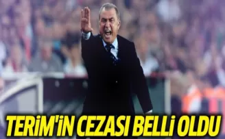 Terim'in cezası belli oldu