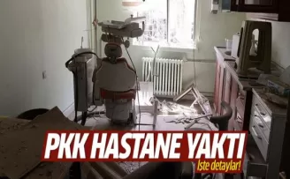 Teröristler hastane, kamu binaları ve evleri yakıyor