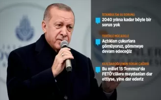 'Teröristleri açtıkları çukurlara gömmeye devam edeceğiz'