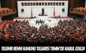 Ticari İşlemlerde Taşınır Rehni Kanunu Tasarısı TBMM'de kabul edildi
