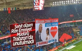 Trabzon'da Rize Emniyet Müdürü için koreografi