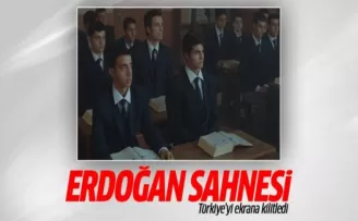 TRT'nin yeni dizisindeki Erdoğan sahnesi Türkiye'yi ekrana kilitledi