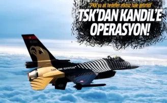 TSK'dan Kuzey Irak'a hava harekatı!