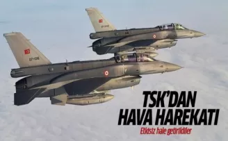 TSK: Şemdinli'de PKK'ya ait 9 hedef imha edildi